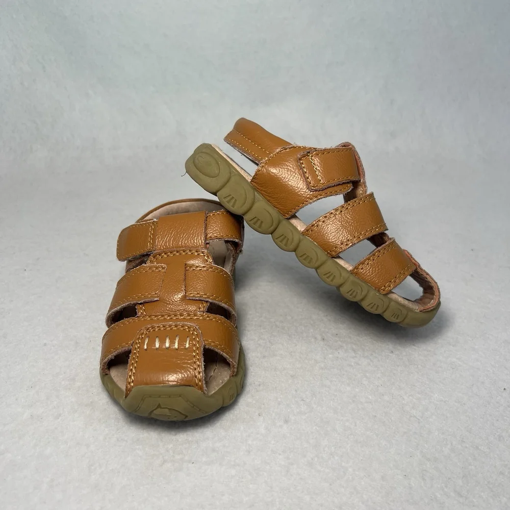 Baby Sandals Summer Rubber Sole Boys Infant Straps Girls Shoes 0-18 Months